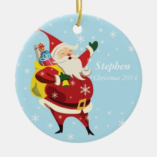 Personalisierter Santa Ornament (Vorne)