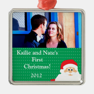 Personalisierter Santas Bart Ornament Aus Metall
