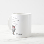 Personalisierter Sarcasm Funny Unglaube Spaß Witty Kaffeetasse (Vorderseite Links)