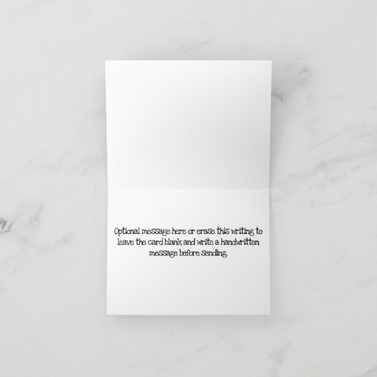 Personalisierter, sauberer und nüchterner Geburtst Karte (Innenseite)