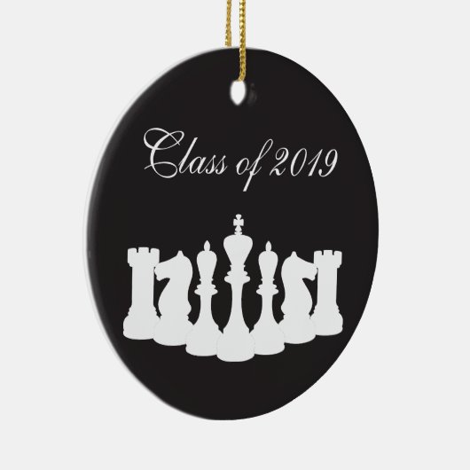 Personalisierter Schach-Abschluss Keramikornament (Rechts)