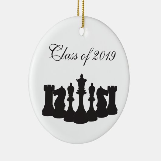 Personalisierter Schach-Abschluss Keramikornament (Rechts)