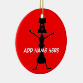 Personalisierter Schachspieler Keramikornament (Rechts)