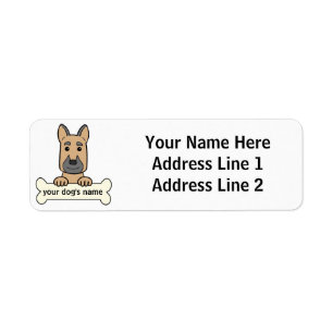 Personalisierter Schäferhund