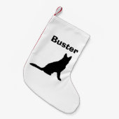 Personalisierter Schäferhund-Strumpf Kleiner Weihnachtsstrumpf (Vorderansicht (hängend))