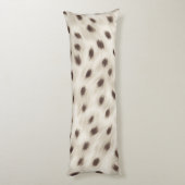 Personalisierter Schicker Neutraler Leopard Tierdr Seitenschläferkissen (Rückseite (Vertikal))