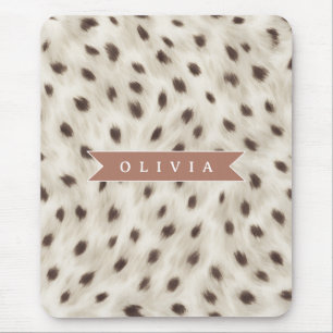 Personalisierter Schicker Neutraler Leoparden-Tier Mousepad
