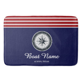 Personalisierter Schiffsname Badematte