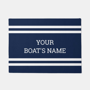 Personalisierter Schiffsname Dock Mat Fußmatte