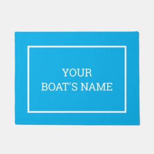 Personalisierter Schiffsname Dock Mat Fußmatte