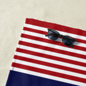 Personalisierter Schiffsname Strandtuch (Beispiel)