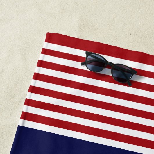 Personalisierter Schiffsname Strandtuch (Beispiel)