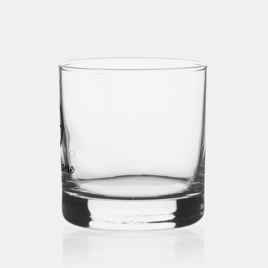 Personalisierter Schiffsname Whiskyglas (Links)