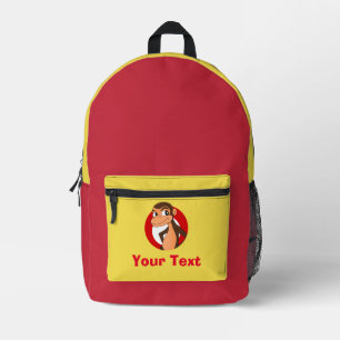 Personalisierter Schimpansen-Cartoon Bedruckter Rucksack