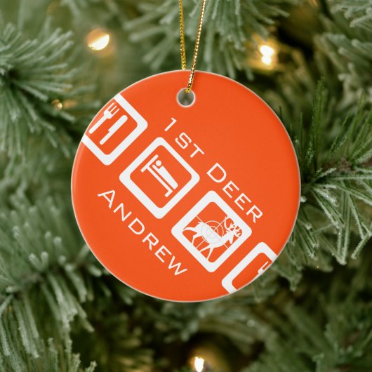 Personalisierter Schlaf auf der Suche nach dem 1.  Keramik Ornament (Baum)