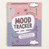 Personalisierter Schlaf: MOOD TRACKER & Dankbarkei Planer (Vorderseite)