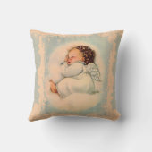 Personalisierter Schlafenbaby-Wächter-Engel Kissen (Rückseite)
