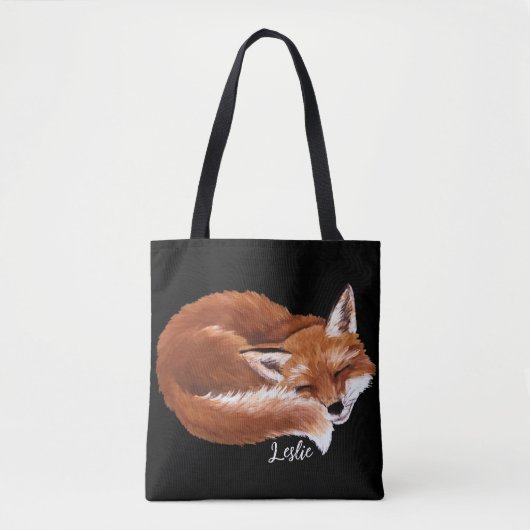 Personalisierter Schlaffox Totbeutel Tasche (Vorderseite)