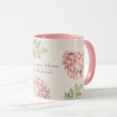 Personalisierter Schlamm mit Rose Tasse (VorderseiteRechts)