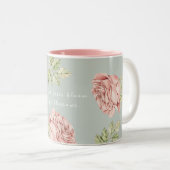 Personalisierter Schlamm mit Rose Zweifarbige Tasse (VorderseiteRechts)