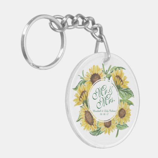 Personalisierter Schlüsselanhänger (Vorderseite links)