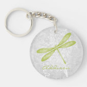 Personalisierter Schlüsselanhänger der grünen Libe (Vorderseite)