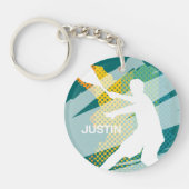 Personalisierter Schlüsselanhänger für Tennisspiel (Vorderseite)