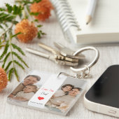 Personalisierter Schlüsselanhänger | Liebe Sie Vat (Vorderseite rechts)