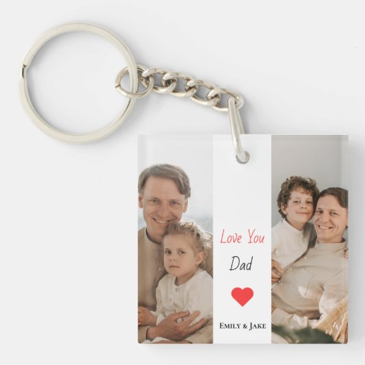 Personalisierter Schlüsselanhänger | Liebe Sie Vat (Vorderseite)