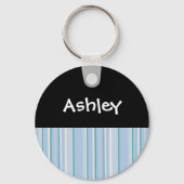 Personalisierter Schlüsselanhänger mit hellblauem (Vorderseite)