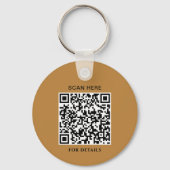 Personalisierter Schlüsselanhänger mit QR-Code (Rückseite)