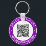 Personalisierter Schlüsselanhänger mit QR-Code und<br><div class="desc">Benutzerdefinierte Farben und Schriftart-Schlüsselanhänger mit Ihrem Business QR Code Scan Info und Custom Text Beruflich Design Promotional Company Schlüsselanhänger / Geschenk - Hinzufügen Sie Ihre QR-Code - Bild oder Logo - Foto / Name - Firma / Website oder Telefon , E-Mail oder andere Info / Text - Neu verfassen und...</div>
