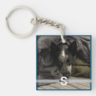 Personalisierter Schlüsselanhänger mit zwei Fotos 