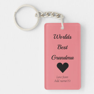 Personalisierter Schlüsselanhänger Welten beste Om