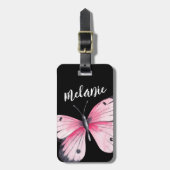 Personalisierter Schmetterling Gepäckanhänger (Vorderseite vertikal)