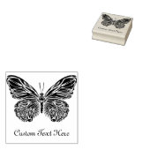 Personalisierter Schmetterling Gummistempel (Stempel)