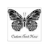 Personalisierter Schmetterling Gummistempel (Prägung)