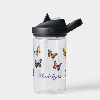 Personalisierter Schmetterling Kinder Wasserflasch Trinkflasche