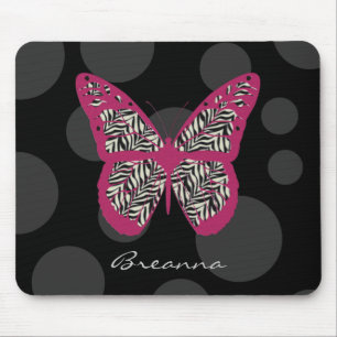 Personalisierter Schmetterling Mousepad