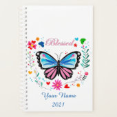 Personalisierter Schmetterling Planer (Vorderseite)