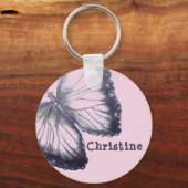 Personalisierter Schmetterling Schlüsselanhänger (Vorderseite)