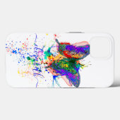 Personalisierter Schmetterling-Spritzer Case-Mate iPhone Hülle (Rückseite (Horizontal))