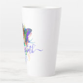 Personalisierter Schmetterling-Spritzer Milchtasse (Vorderseite)