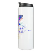 Personalisierter Schmetterling-Spritzer Thermosbecher (Nach rechts gedreht)