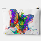 Personalisierter Schmetterling-Spritzer Zubehörtasche (Rückseite)