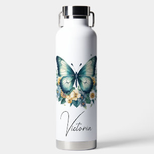 Personalisierter Schmetterling Trinkflasche