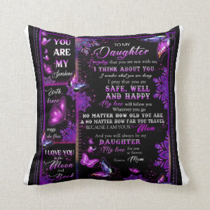 Personalisierter Schmetterling zu meinem Töchterf Kissen