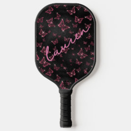 Personalisierter Schmetterlingsname Pickleball Des Schläger