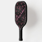 Personalisierter Schmetterlingsname Pickleball Des Schläger (Links)