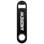 Personalisierter Schnappschuböffner für Fußballfan Speed Flaschenöffner (Vorderseite)